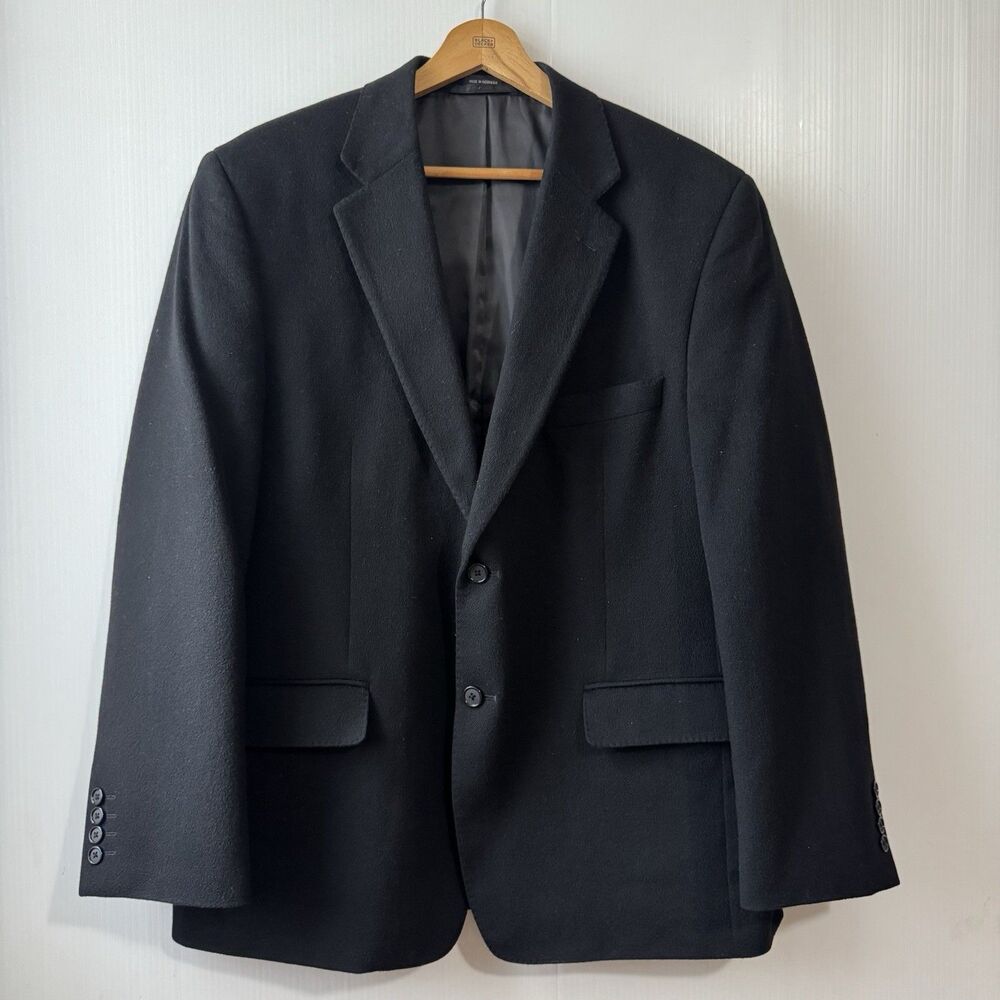 Bloomingdale’s Black The Men’s Store 100% Cashmere Blazer Short 42